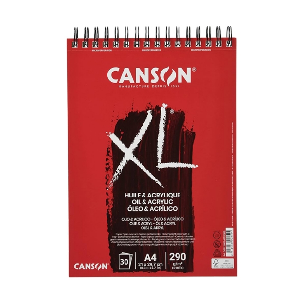 ΜΠΛΟΚ CANSON XL ACRYLIC SPIRAL Α4 300gr 30φ