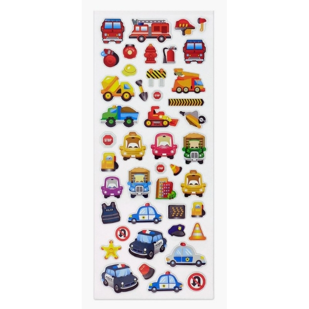 ΑΥΤΟΚΟΛΛΗΤΑ STICKERS 1005 CARS & TRANSPORT 31X11cm