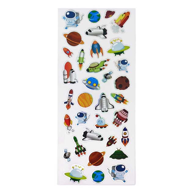 ΑΥΤΟΚΟΛΛΗΤΑ STICKERS 1036 SPACE CARTOON 31X11cm