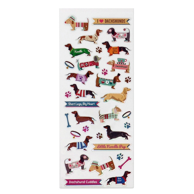 ΑΥΤΟΚΟΛΛΗΤΑ STICKERS 1703 DACHSHUNDS 31X11cm