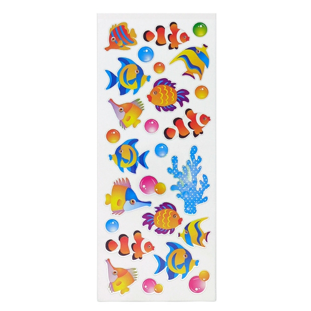 ΑΥΤΟΚΟΛΛΗΤΑ STICKERS  821 FISH 31X11cm