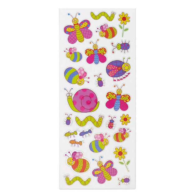 ΑΥΤΟΚΟΛΛΗΤΑ STICKERS  908 BUTTERFLIES 31X11cm