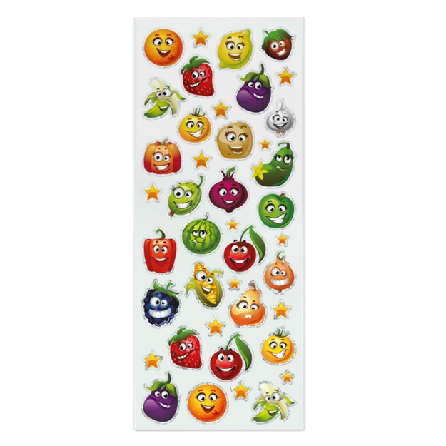 ΑΥΤΟΚΟΛΛΗΤΑ STICKERS 1927 FRUITY FRIENDS 31X11cm