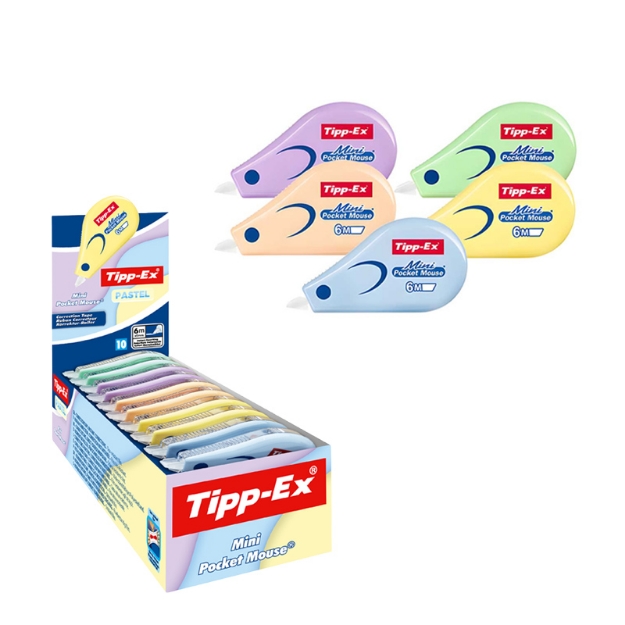 ΔΙΟΡΘΩΤΙΚΟ TIPP-EX ΤΑΙΝΙΑ MINI POCK PASTEL MOUSE 5mm X6m