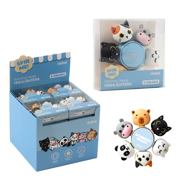 ΜΑΡΚΑΔΟΡΟΙ i-TOTAL XL0271B ΦΩΣΦ/ΧΟΙ SPINNER ANIMALS