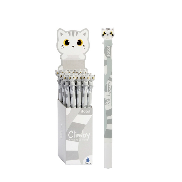 ΣΤΥΛΟ i-TOTAL XL3603 CLIMBY ERASABLE PEN WHITE CAT