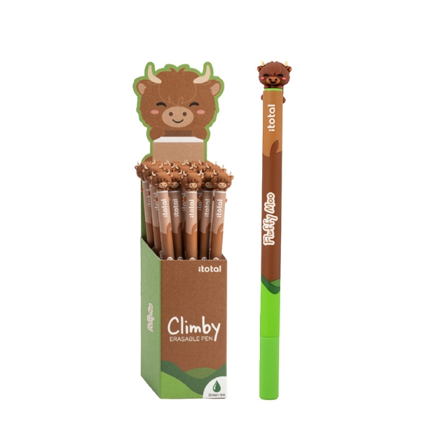 ΣΤΥΛΟ i-TOTAL XL3615 CLIMBY ERASABLE PEN HIGHLAND COW