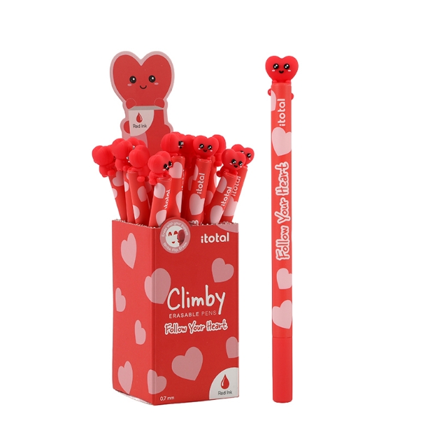 ΣΤΥΛΟ i-TOTAL XL3634 CLIMBY ERASABLE PEN HEART