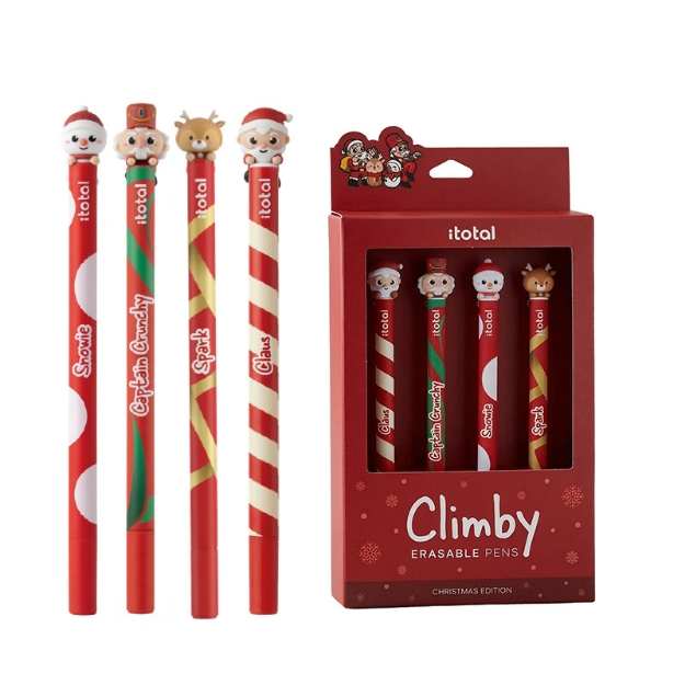 ΣΤΥΛΟ i-TOTAL XL3644 XMAS CLIMBY ERASABLE PEN SET 6