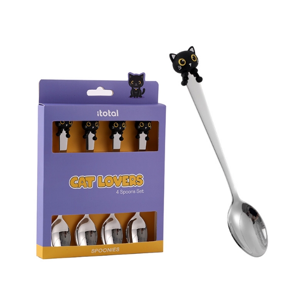 ΣΕΤ i-TOTAL XL3740 COFFEE SPOONS BLACK CAT