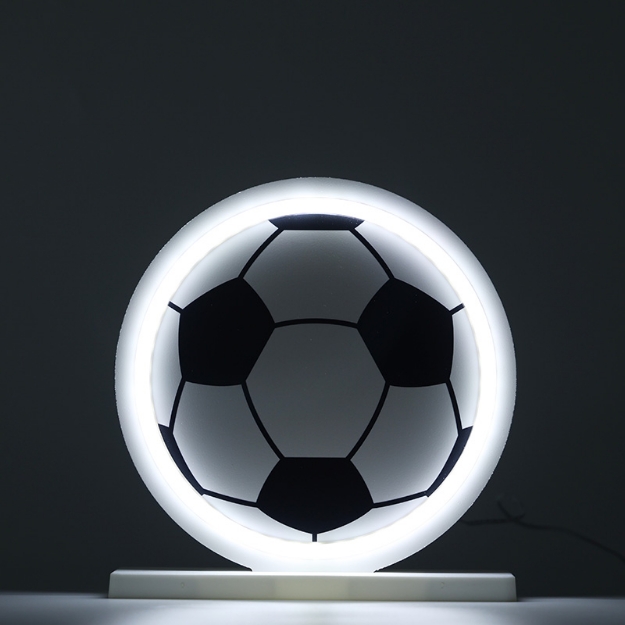 ΛΑΜΠΑ i-TOTAL XL3826 NEON LED FOOTBALL WHITE 20x21cm