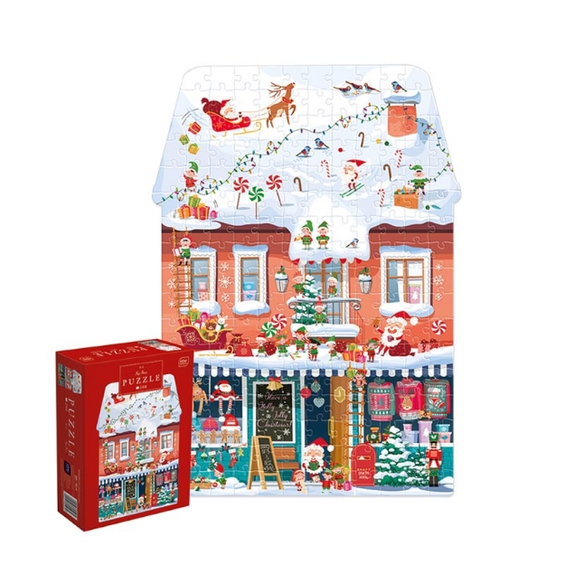 ΠΑΖΛ INTERDRUK 200 XMAS SHAPE TOY STORE