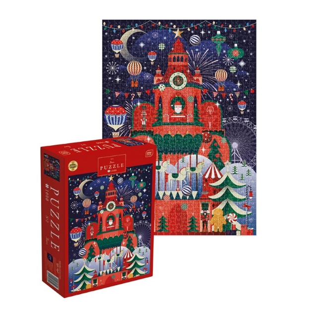 ΠΑΖΛ INTERDRUK 1000 XMAS SANTA'S TOWER