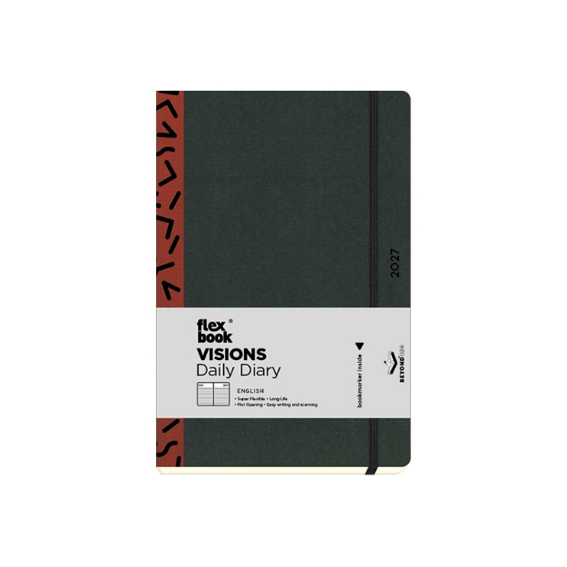 DIARY 000005 FLEX GLOBAL ΑΓΓΛΙΚΟ ΗΜΕΡΗΣΙΟ 14x20cm