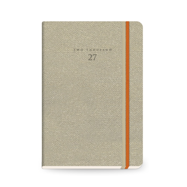 DIARY 800101 IMPRESSIONS BEIGE ΗΜΕΡΗΣΙΟ 17x24cm