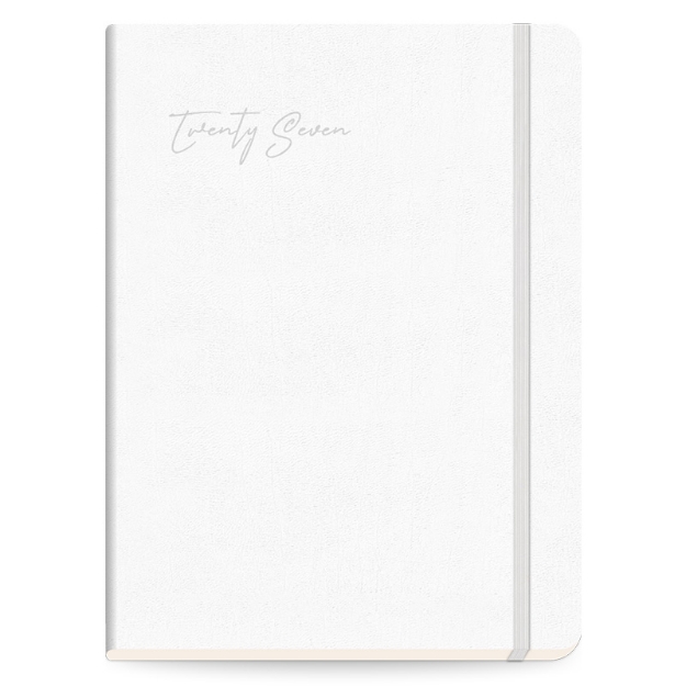 DIARY 800255 ELEGANT WHITE ΕΒΔΟΜΑΔΙΑΙΟ 19x25cm