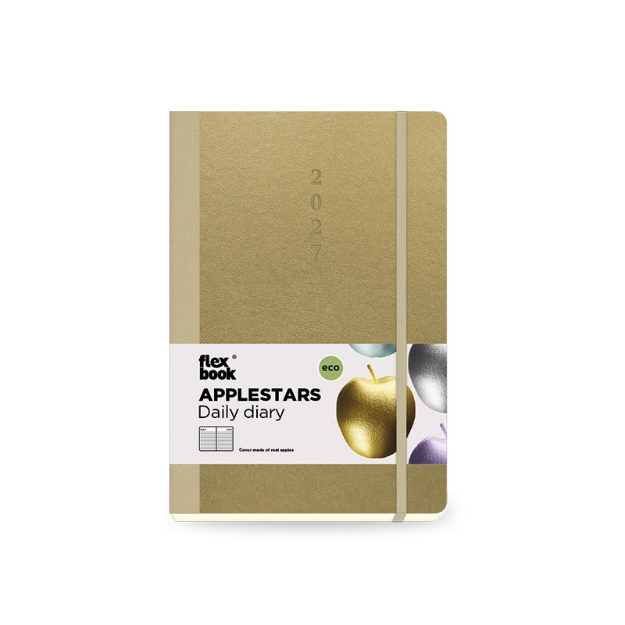 DIARY 800415 APPLESTARS GOLD ΗΜΕΡΗΣΙΟ 14x20cm