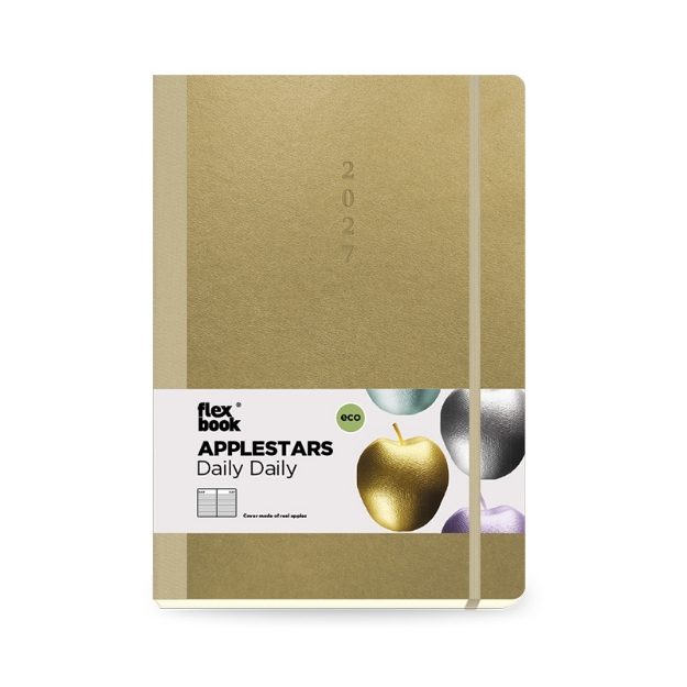 DIARY 800453 APPLESTARS GOLD ΗΜΕΡΗΣΙΟ 17x24cm