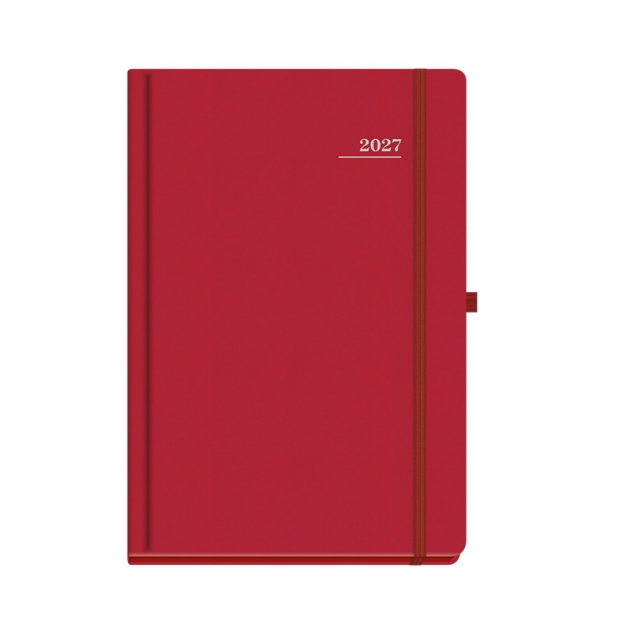 DIARY 801252 LUMINA RED ΗΜΕΡΗΣΙΟ 17x24cm