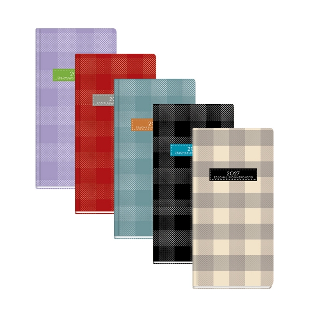 DIARY 833208 PLAID ΕΒΔΟΜΑΔΙΑΙΟ 8x16cm