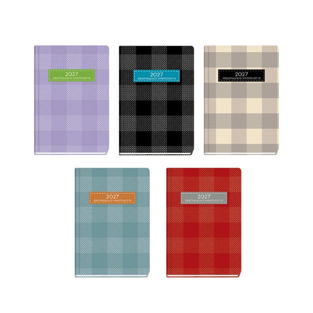 DIARY 833215 PLAID ΕΒΔΟΜΑΔΙΑΙΟ 8x11cm