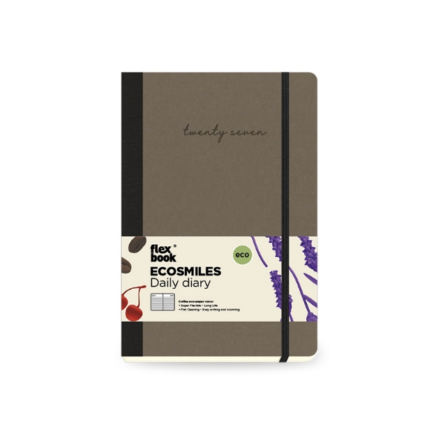 DIARY 894124 ECOSMILES 4100 COFFE ΗΜΕΡΗΣΙΟ 14x20cm