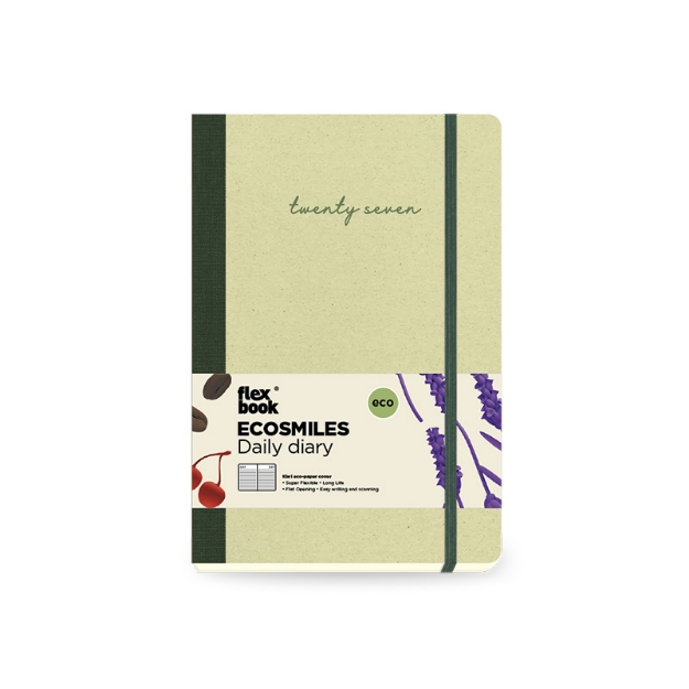 DIARY 894131 ECOSMILES 4100 KIWI ΗΜΕΡΗΣΙΟ 14x20cm