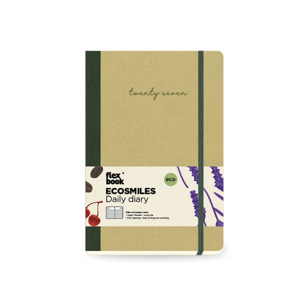 DIARY 894155 ECOSMILES 4100 OLIVE ΗΜΕΡΗΣΙΟ 14x20cm