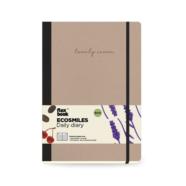 DIARY 895848 ECOSMILES 4100 ALMOND ΗΜΕΡΗΣΙΟ 17x24xm
