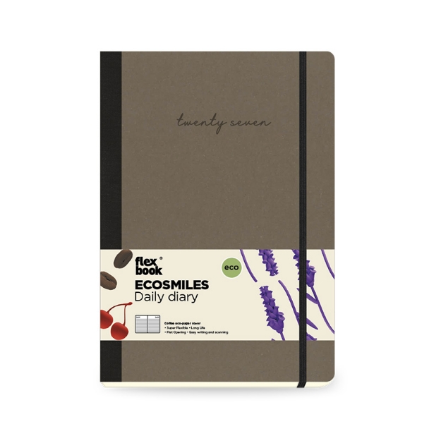 DIARY ΗΒ 895855 ECOSMILES 4100 COFFEE ΗΜΕΡΗΣΙΟ 17x24cm