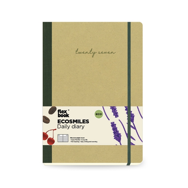 DIARY 895879 ECOSMILES 4100 OLIVE ΗΜΕΡΗΣΙΟ 17x24cm