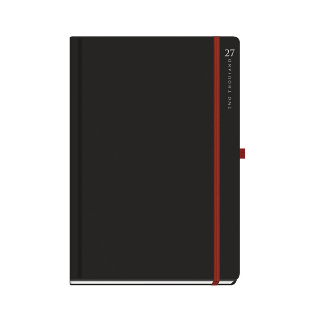DIARY 899211 BLACK RAINBOW BLACK-RED ΗΜΕΡΗΣΙΟ 17x24cm