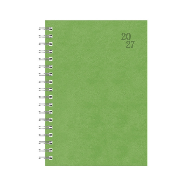 DIARY 899426 SPIRAL 230 LIGHT GREEN ΗΜΕΡΗΣΙΟ 17x24cm