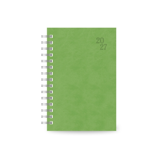DIARY 899495 SPIRAL 230 LIGHT GREEN ΗΜΕΡΗΣΙΟ 14x21cm