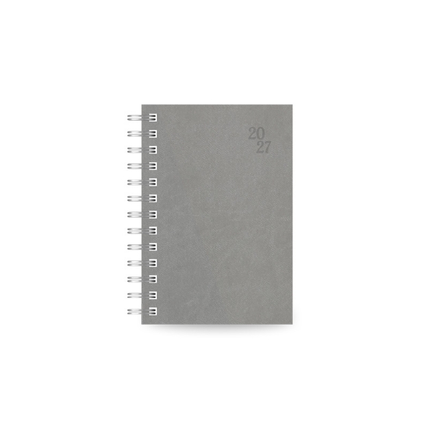 DIARY 899518 SPIRAL 230 GREY ΗΜΕΡΗΣΙΟ 11x16cm