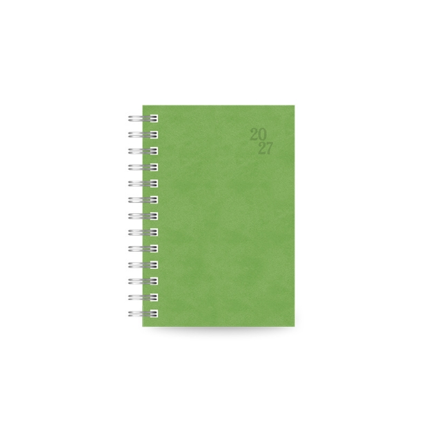 DIARY 899563 SPIRAL 230 LIGHT GREEN ΗΜΕΡΗΣΙΟ 11x16cm
