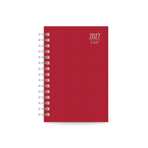DIARY 899655 SPIRAL 220 RED ΗΜΕΡΗΣΙΟ 14x21cm