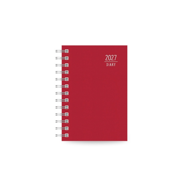 DIARY 899716 SPIRAL 220 RED ΗΜΕΡΗΣΙΟ 11x16cm