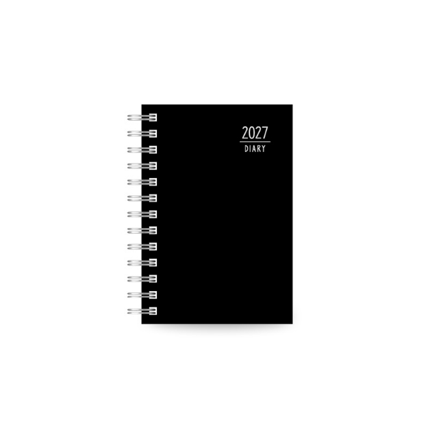 DIARY 899730 SPIRAL 220 BLACK ΗΜΕΡΗΣΙΟ 11x16cm