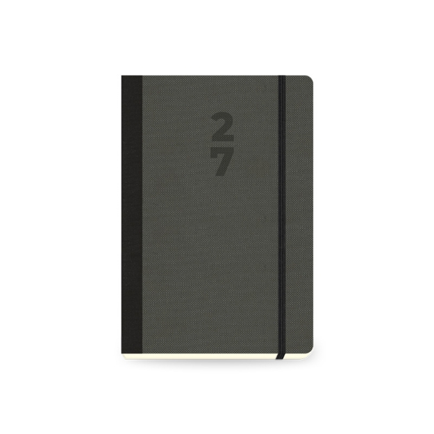 DIARY 899792 ADVENTURE OFF-BLACK FLEX ΕΒΔΟΜΑΔΙΑΙΟ 14x20cm