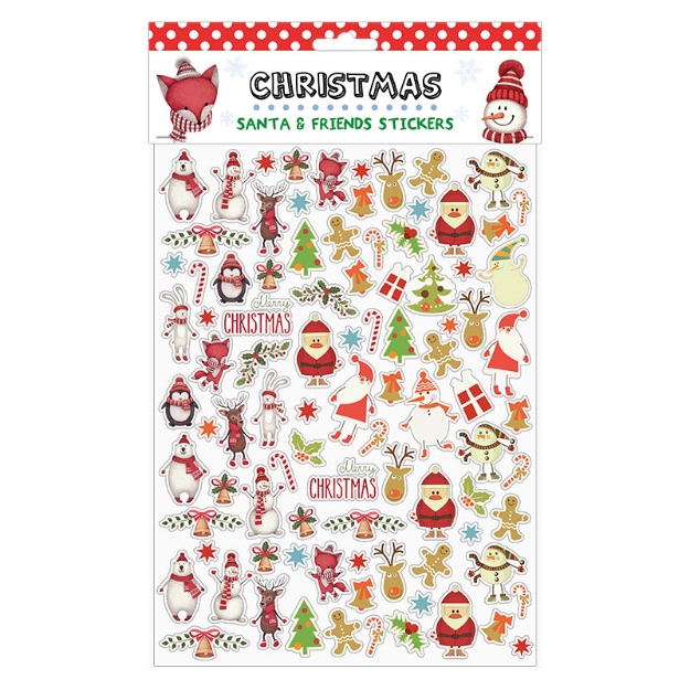 ΑΥΤΟΚΟΛΛΗΤΑ STICKERS 24190 XMAS PRESENTS 26X19cm