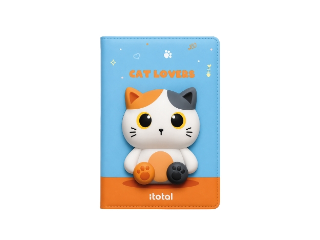 ΣΗΜΕΙΩΜΑΤΑΡΙΟ i-TOTAL XL3858D SQUISHY ORANGE CAT