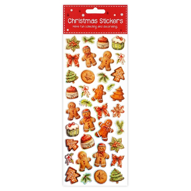 ΑΥΤΟΚΟΛΛΗΤΑ STICKERS 2505 XMAS GINGERBREAD 31X11cm