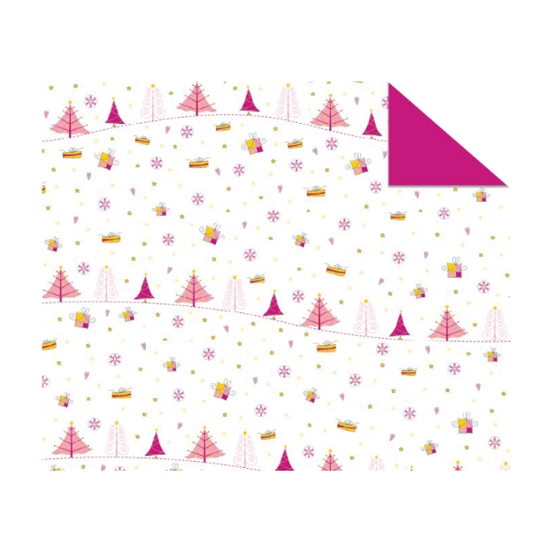 ΧΑΡΤΙ URSUS 50x68/300gr MAGIC PINK XMAS