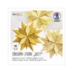ΧΑΡΤΙ URSUS 15x15/80gr ORIGAMI STARS "LUCY" GOLD