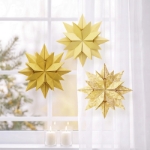 ΧΑΡΤΙ URSUS 15x15/80gr ORIGAMI STARS "LUCY" GOLD